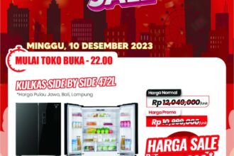 Berburu Kulkas untuk Rumah Baru? Jangan Lewatkan Diskon Hebat di Transmart Full Day Sale