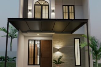 Jual Rumah 2 Lantai di Bogor Griya Sentosa Kalisuren Desain Modern Bergaya Eropa Klasik